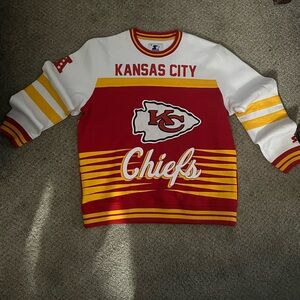 Kansas City Chiefs Starter Crewneck Sweater (Near New Condition) (Large)